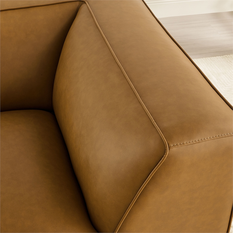 Auren Corner Chair in Camel