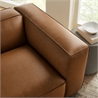 Auren Right Armchair in Coffee