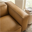 Auren Right Armchair in Camel