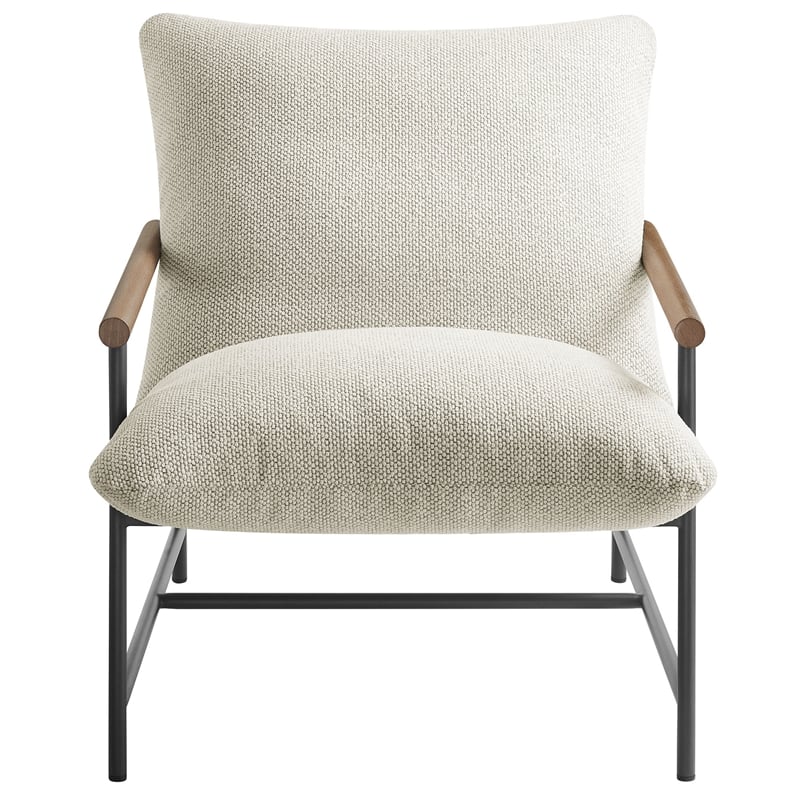 Raya Sling Lounge Chair in Ivory