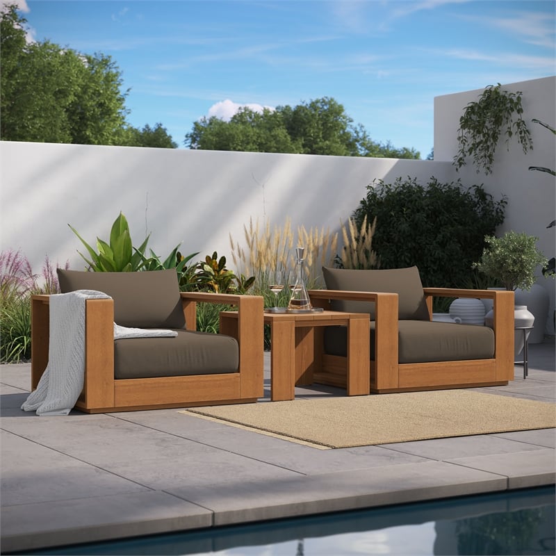 Tahoe 3-Piece Furniture Set in Natural Cocoa
