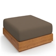 Tahoe Ottoman in Natural Cocoa