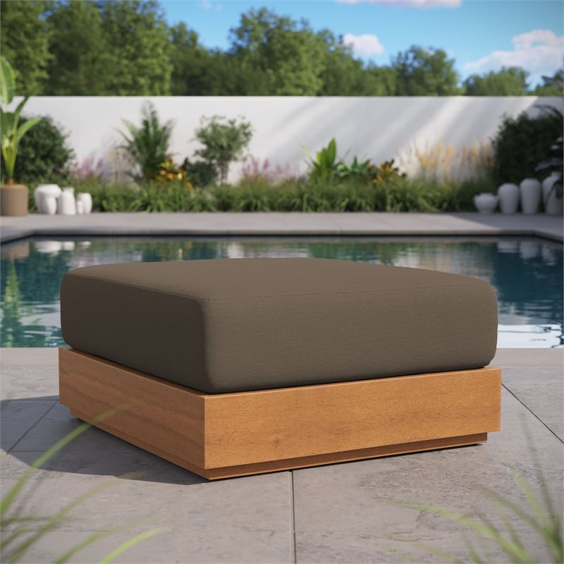 Tahoe Ottoman in Natural Cocoa