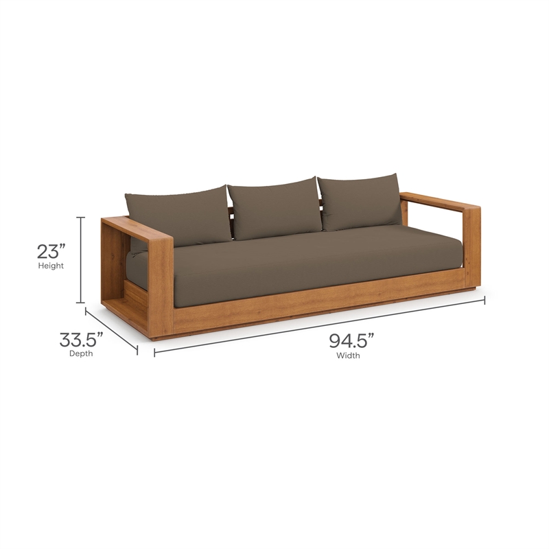 Tahoe Sofa in Natural Cocoa