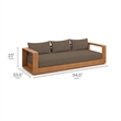 Tahoe Sofa in Natural Cocoa