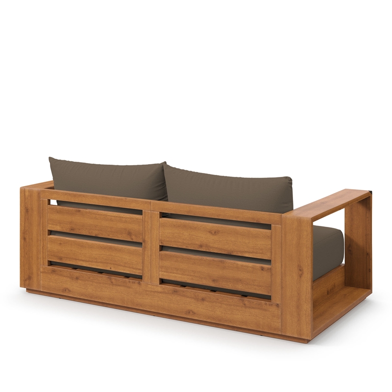 Tahoe Loveseat in Natural Cocoa