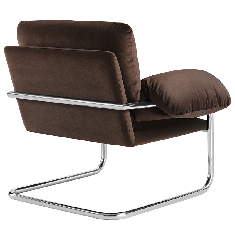 Ansel Accent Chair in Chocolate Brown