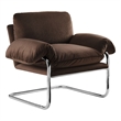 Ansel Accent Chair in Chocolate Brown