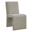 Modway Emory Dining Side Chair in Linen Brown