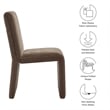 Emory Dining Side Chair in Mocha
