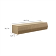 Vaughn Wall Mount TV Stand in Ash