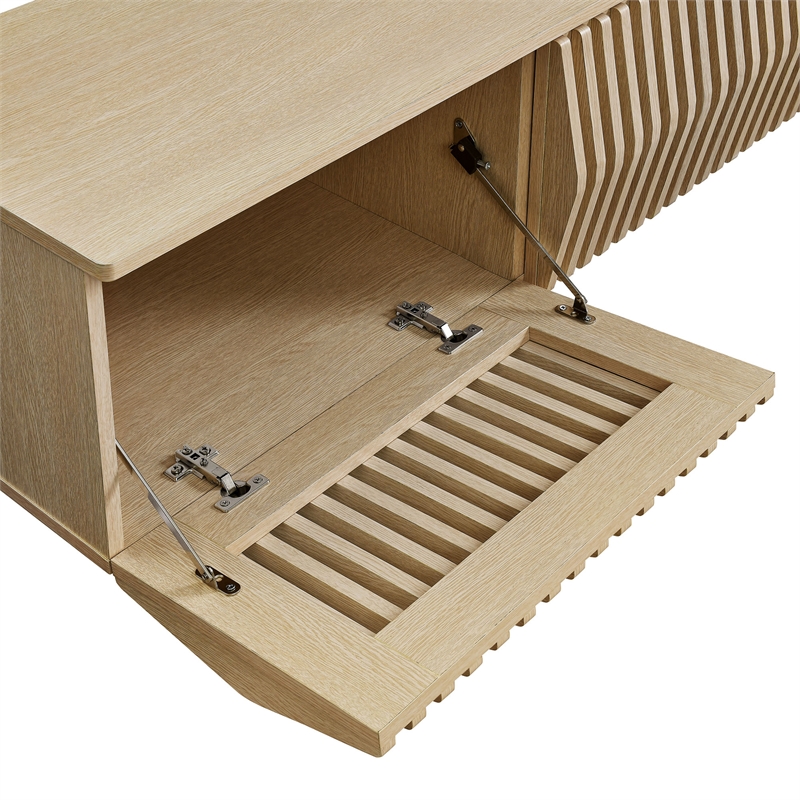 Vaughn Wall Mount TV Stand in Ash