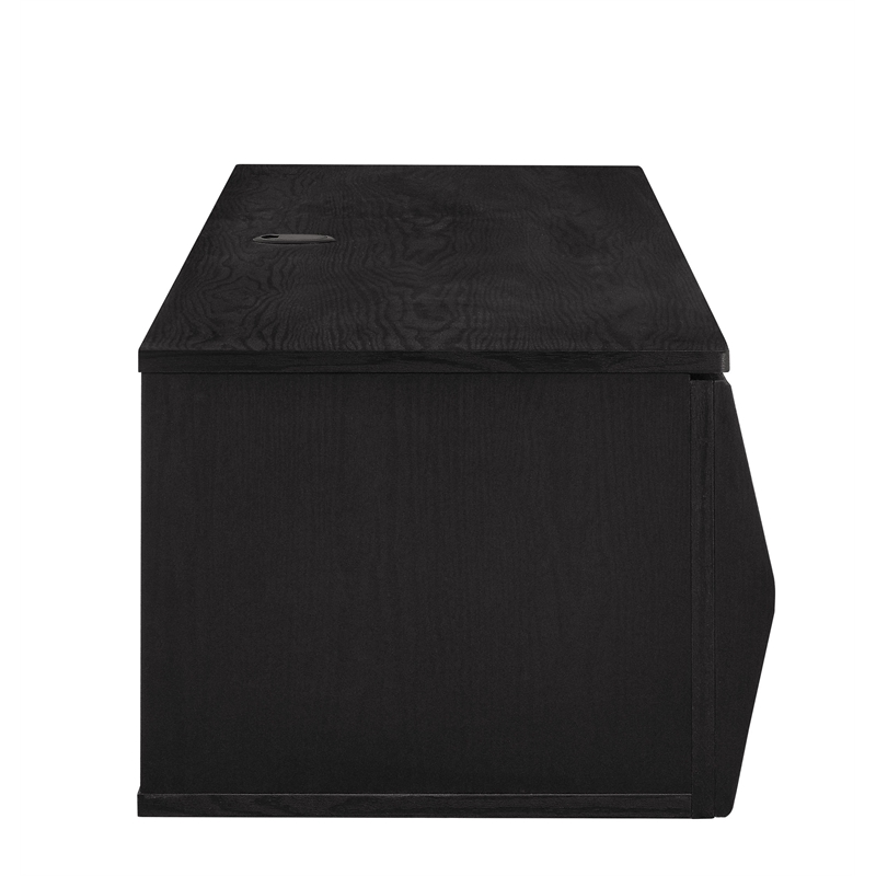 Vaughn Wall Mount TV Stand in Black