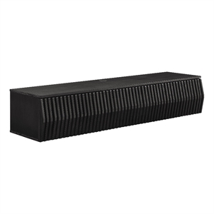 Vaughn Wall Mount TV Stand in Black