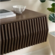 Vaughn Wall Mount TV Stand in Walnut
