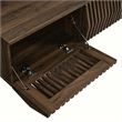 Vaughn Wall Mount TV Stand in Walnut