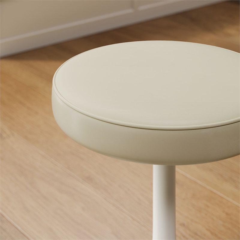 Lippa Round Stool in Stone