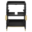 Beau Bathroom Vanity Cabinet (Sink Basin Not Included) in Black