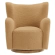 Montrose Swivel Accent Chair in Camel Walnut