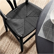Amish Dining Chair in Black Black