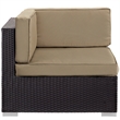 Gather Corner Sectional Set of 2 in Espresso Mocha