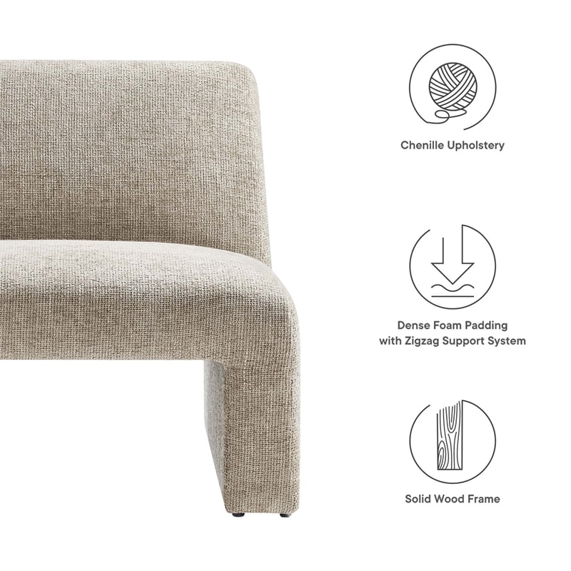 Amita Accent Chair in Khaki