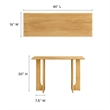 Rivian Console Table in Oak