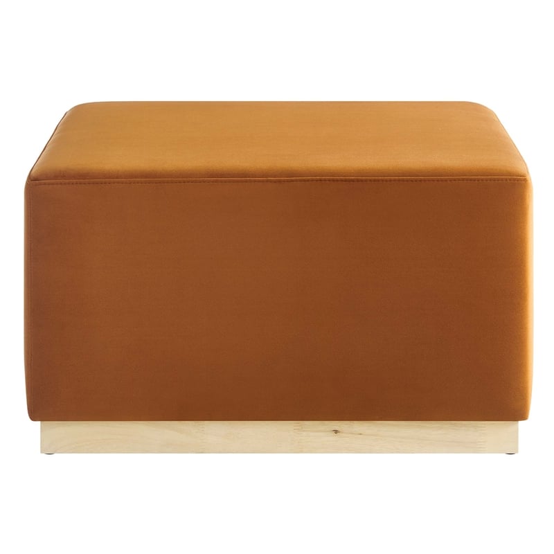 Tilden Ottoman in Rust Natural