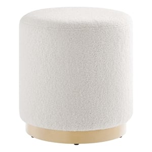 Tilden Ottoman in Ivory Natural
