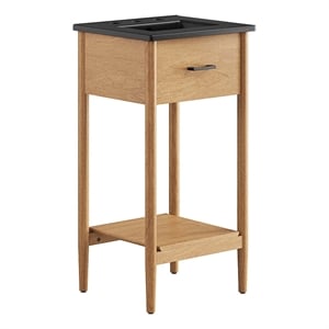 Zaire Bathroom Vanity in Natural Black