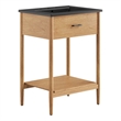 Zaire Bathroom Vanity in Natural Black