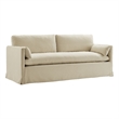 Modway Wellfleet Sofa in Linen Brown