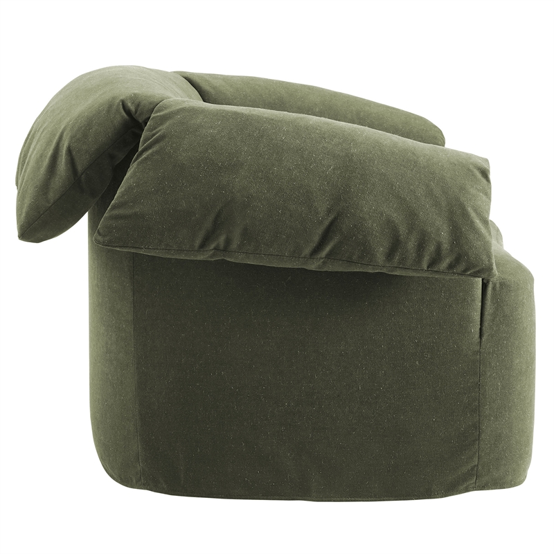 Modway Lark Oversized Armchair in Sage