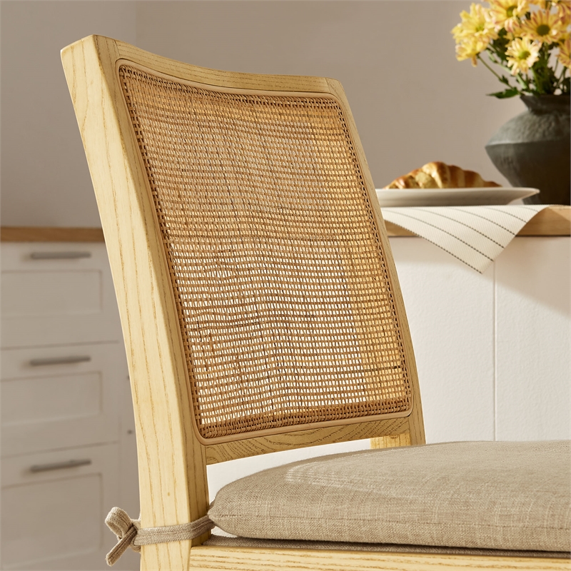 Modway Ovard Counter Stool in Natural