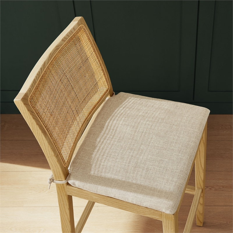 Modway Ovard Bar Stool in Natural