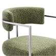Modway Huron Counter Stool in Silver Leaf