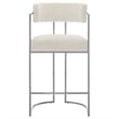 Modway Huron Counter Stool in Silver Cream