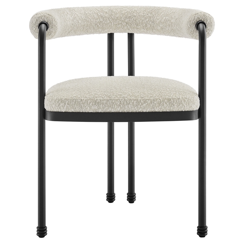 Modway Turin Dining Accent Chair in Black Pearl