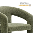 Modway Oslo Dining Accent Chair in Leaf Geen