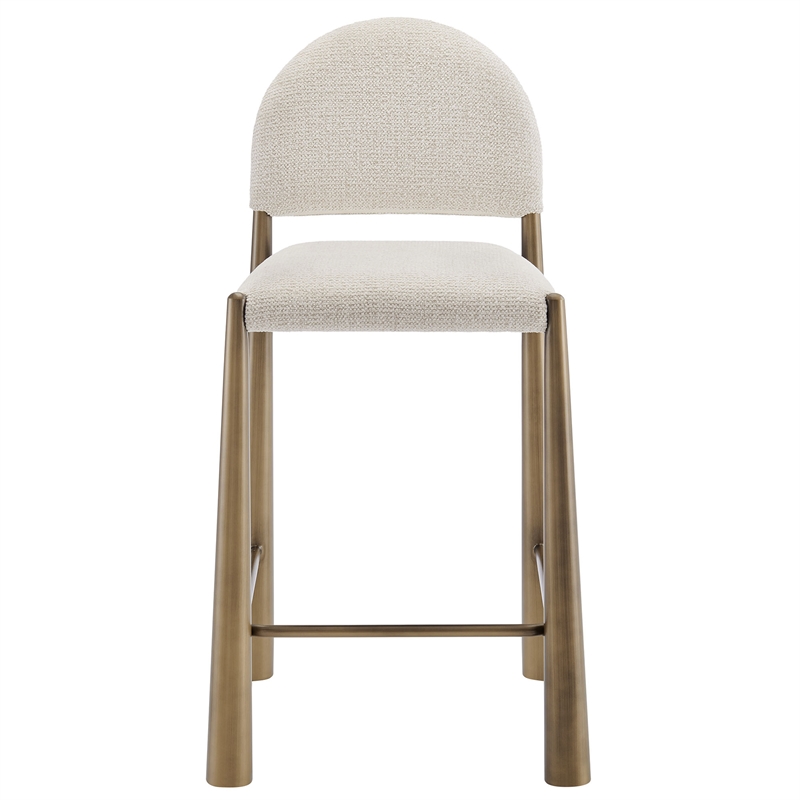 Modway Hayley Counter Stool in Brass Cream