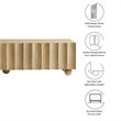 Modway Sorren TV Stand in Natural