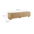 Modway Sorren TV Stand in Natural
