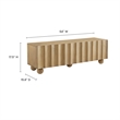 Modway Sorren TV Stand in Natural