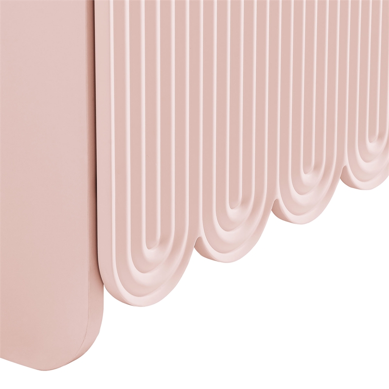 Modway Dahlia Sideboard Storage Cabinet in Soft Pink