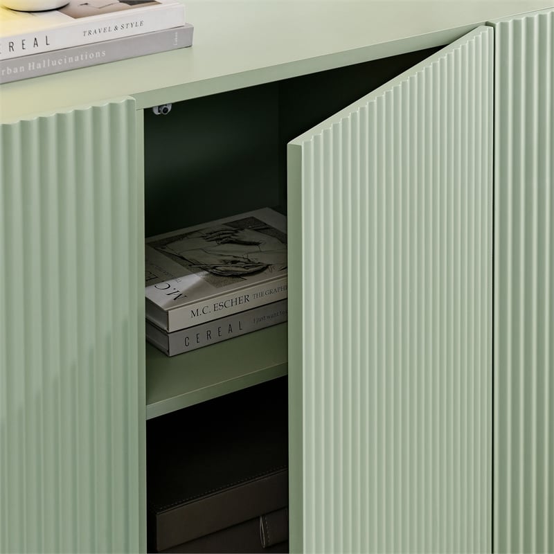 Modway Dahlia Sideboard Storage Cabinet in Sage