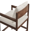Remington Wood Fabric Counter Stool in Salt