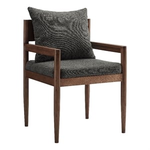Remington Dining Armchair in Charcoal