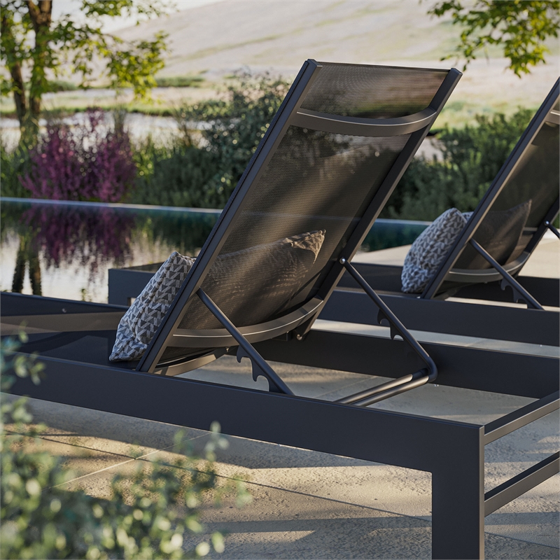 Tahoe Chaise Lounge in Gray