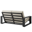 Modway Lirienne 4-Piece Outdoor Patio Aluminum Furniture Set in Cream Gray