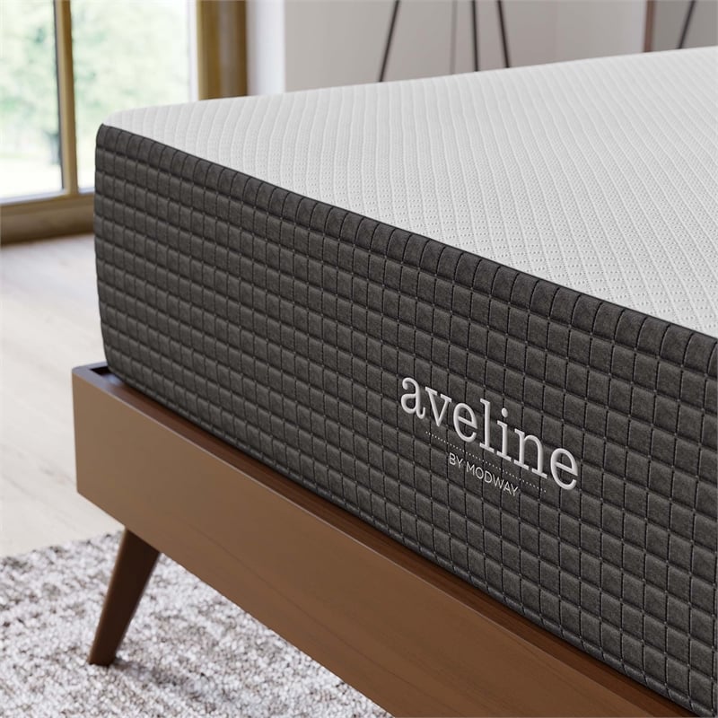 Modway 12 Inch Gel-Infused Ventilated Memory Foam California King Mattress